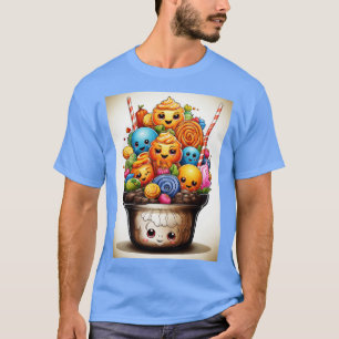 Cute Halloween Book Cover For Kids (22) T-Shirt