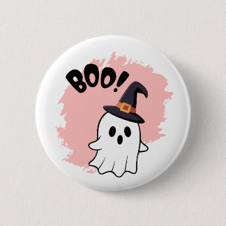 Cute Halloween Buttons & Pins Ghosts, Pumpkins