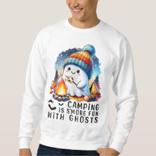 Cute Halloween Camping is Smore Fun With Ghosts Sweatshirt