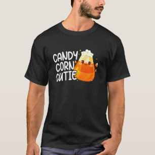 Cute Halloween Candy Corn Cutie Girls Boys Kids T-Shirt
