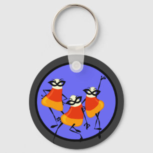 CUTE HALLOWEEN CANDY CORN KEY CHAIN