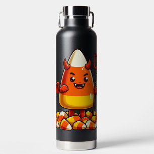 Cute Halloween candy corn monster Water Bottle