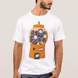 Cute Halloween Candy Pumpkin Dispenser Machine T-Shirt