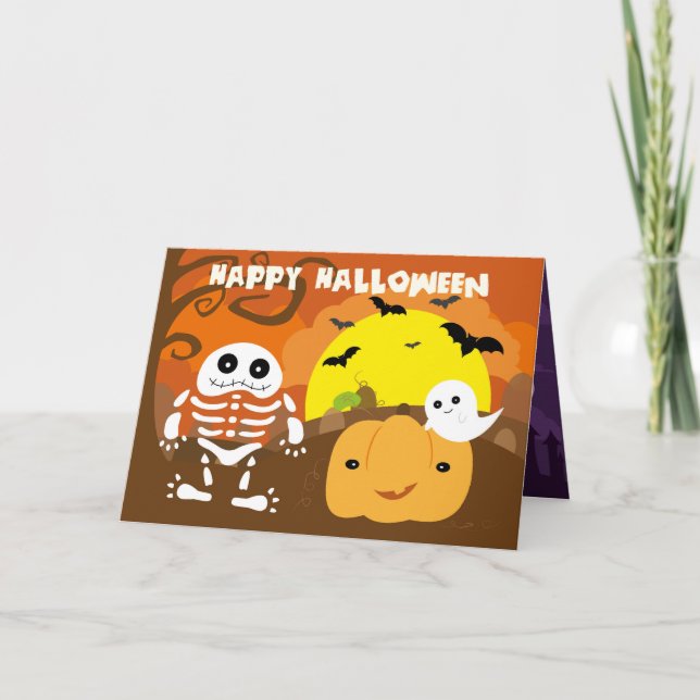 Cute Halloween Card (Front)