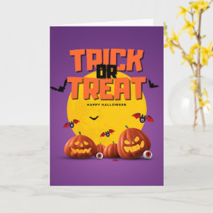 Cute Halloween Cards Ghosts, Pumpkins