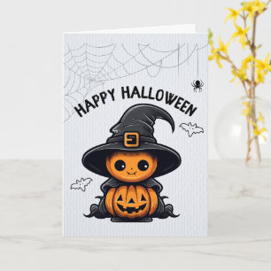 Cute Halloween Cards Ghosts, Pumpkins