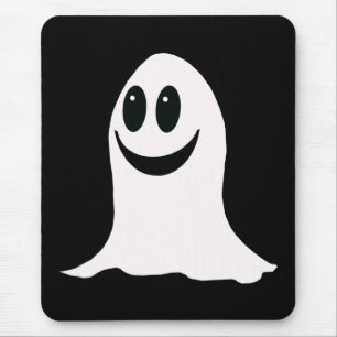 Cute Halloween Cartoon Ghost Mouse Pad