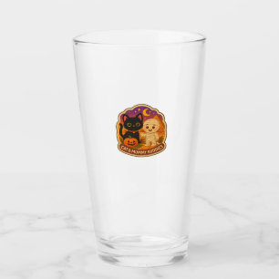 Cute Halloween Cat and Mummy Embroidery Patch Stic Glass