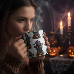 Cute Halloween Cat In Halloween Costume Design Mug