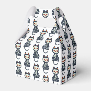 Cute Halloween Cat Pattern Favour Box