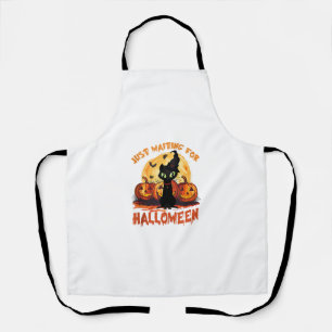 Cute Halloween Cat Shirt - Trick or Treat Kitty De Apron