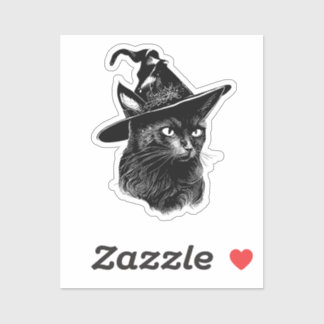 Cute Halloween cat witch hat