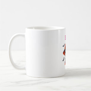 Cute Halloween Cat with Pumpkin and Witch Hat Deco Coffee Mug