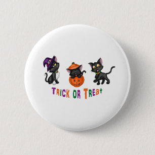 Cute Halloween Cats 6 Cm Round Badge