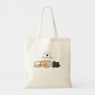 cute halloween cats tricks personalised tote bag