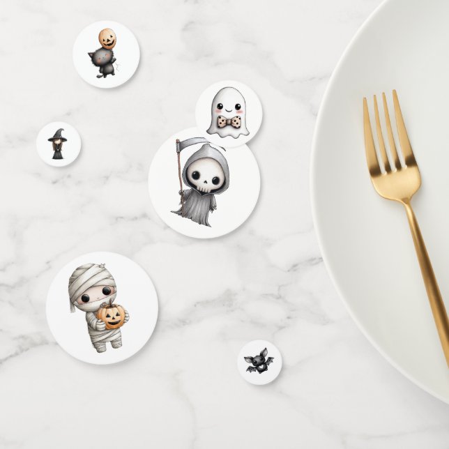 Cute Halloween Characters Confetti (Group)