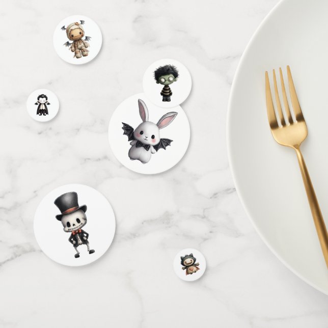 Cute Halloween Characters Confetti (Group)