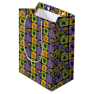 Cute Halloween Characters Medium Gift Bag