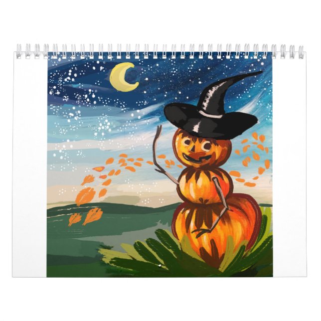 cute halloween costume calendar (Cover)