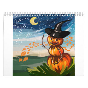 cute halloween costume calendar