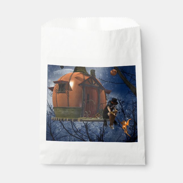 Cute Halloween Creature Encounter Favour Bags (Front)