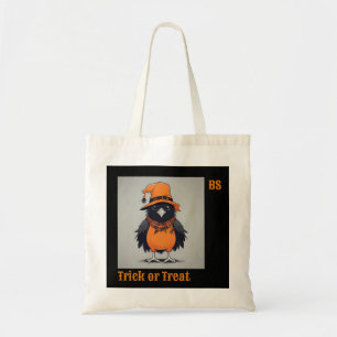 Cute Halloween crow in Disguise   Trick or Treat Tote Bag