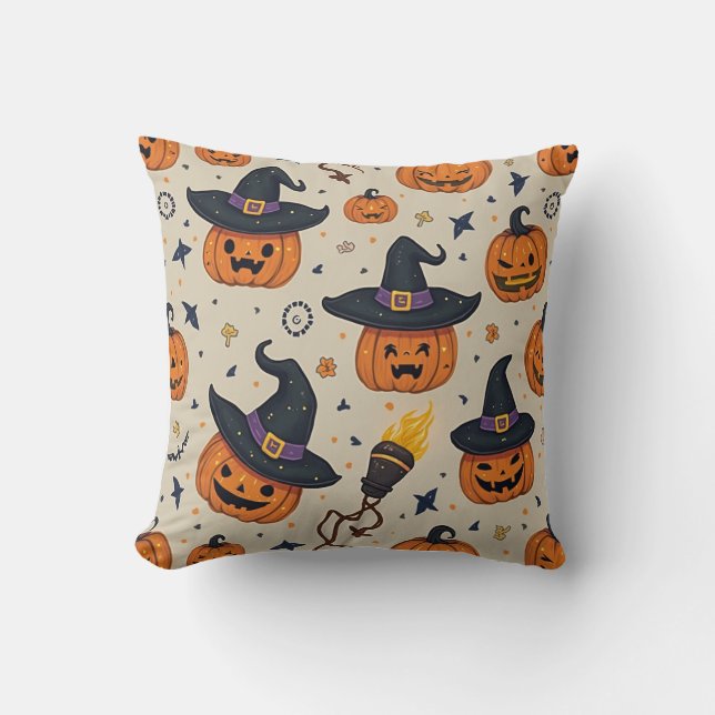 cute halloween  cushion (Front)