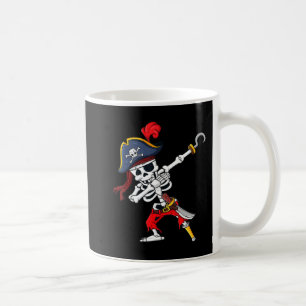 Cute Halloween Dabbing Pirate Skeleton Fun  Coffee Mug