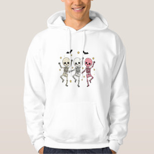 Cute Halloween Dancing Skeletons Hoodie
