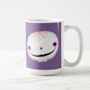 Cute Halloween Decoration Spooky Sugar SKull Coffee Mug