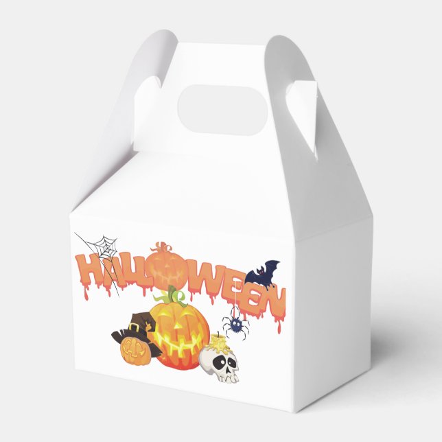 Cute Halloween Decorations Favour Box (Front Side)