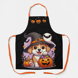 Cute Halloween dog/puppy Apron