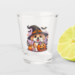Cute Halloween dog/puppy Shot Glass