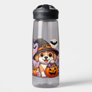 Cute Halloween dog/puppy Water Bottle
