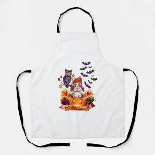 Cute Halloween Doll Owl Apron