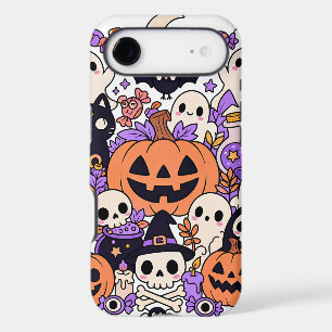 Cute Halloween Doodle Collage