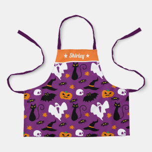 Cute Halloween Elements For Kids Personalised Apron