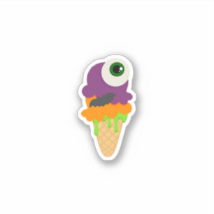 Cute Halloween Eye Scream Ice Cream
