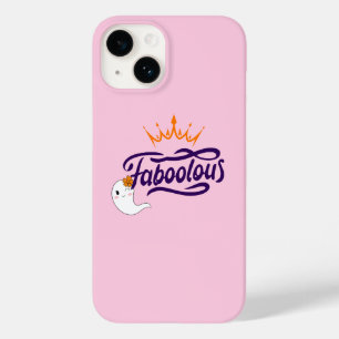 Cute Halloween, Faboolous, Cute Ghost, Preppy Case-Mate iPhone 14 Case