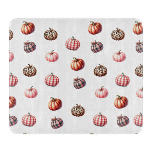 cute Halloween/Fall pumpkin pattern Cutting Board