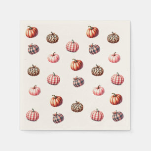 cute Halloween/Fall pumpkin pattern Napkin