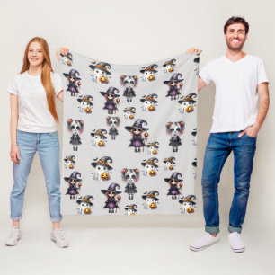 Cute Halloween Fleece Blanket