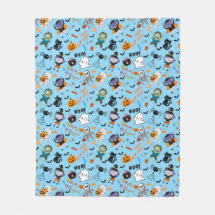 Cute Halloween Fleece Blanket