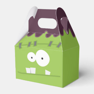 Cute Halloween Frankenstein Monster Face Favour Box