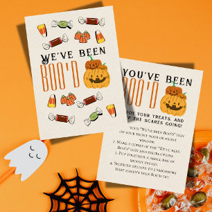 Cute Halloween Games Boo Neighbor Game Card