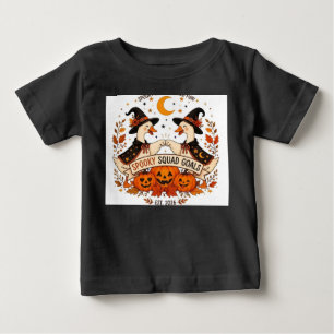 Cute Halloween Geese Witch Hats Baby T-Shirt