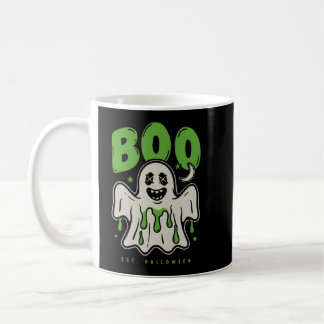 Cute Halloween Ghost BOO Slime Coffee Mug