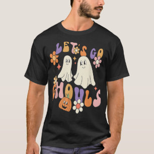 Cute Halloween Ghost Girls Besties BFF Ghouls Frie T-Shirt