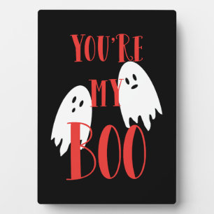Cute Halloween Ghost Halloween Boo Plaque