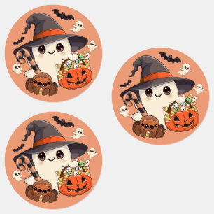 Cute Halloween Ghost Kawaii Style